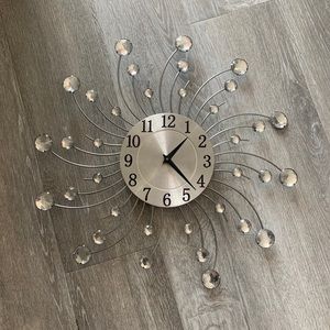 Household Modern Diamond Studded Wall Clock